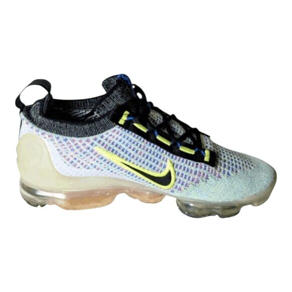 NIKE Air VaporMax 2022 Flyknit 'Volt Photo Blue' Running Shoes Size 5Y/W6.5 - Picture 6 of 14